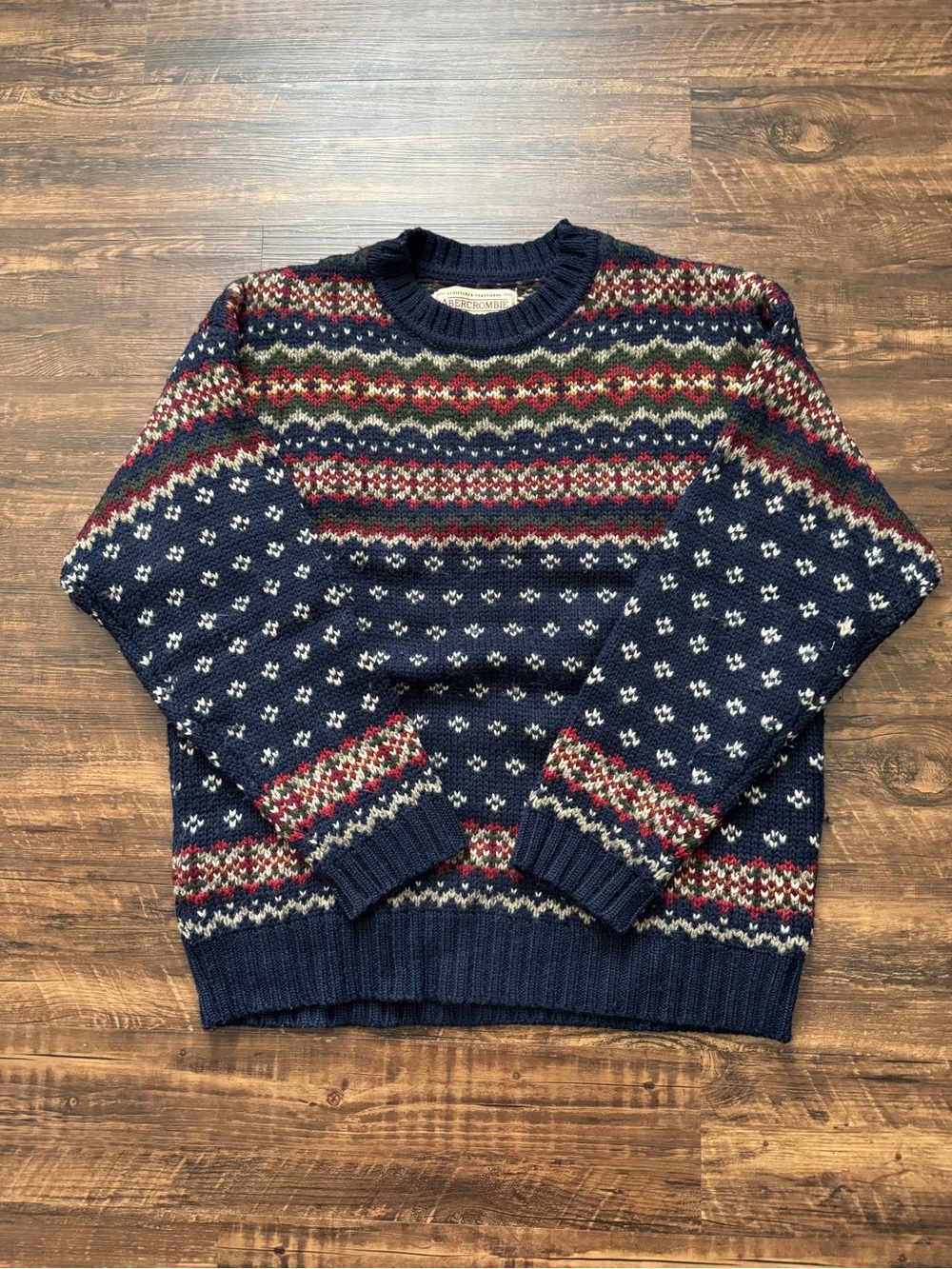 Abercrombie & Fitch Vintage 90s The Big Sweater | 100% Wool - Picture 2 of 8